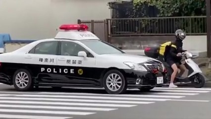 Une course-poursuite au Japon