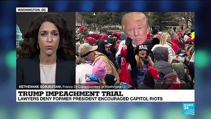 Trump team blasts 'absurd' impeachment on eve of trial