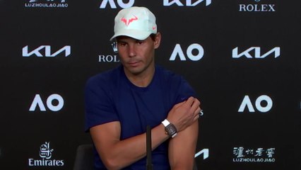 Open d'Australie 2021 - Rafael Nadal : "For the moment, I do not project myself beyond the next game"