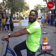 Bicycle juicer brings zero-waste juice bar to Bengaluru