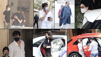 Celebs Arrive For The Last Rites Of Actor Rajiv Kapoor