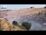العمل على إخماد حريق داخل غابة في إربد