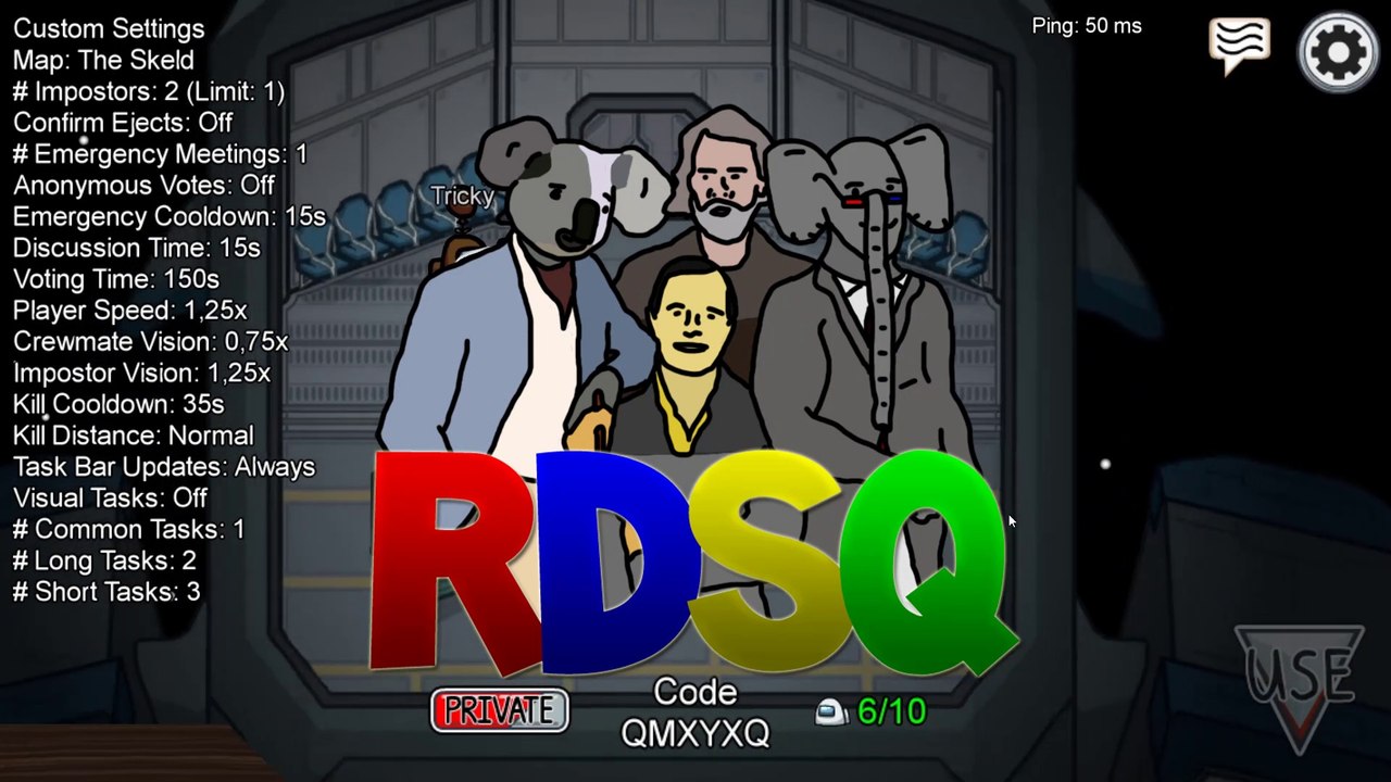 Wenn der Imposter-Kollege sich maximal dämlich verhält... | Among Us ★ RDSQ 192 (Feat. Dovaminer568)