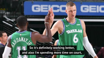 Porzingis pleased with more Mavs minutes