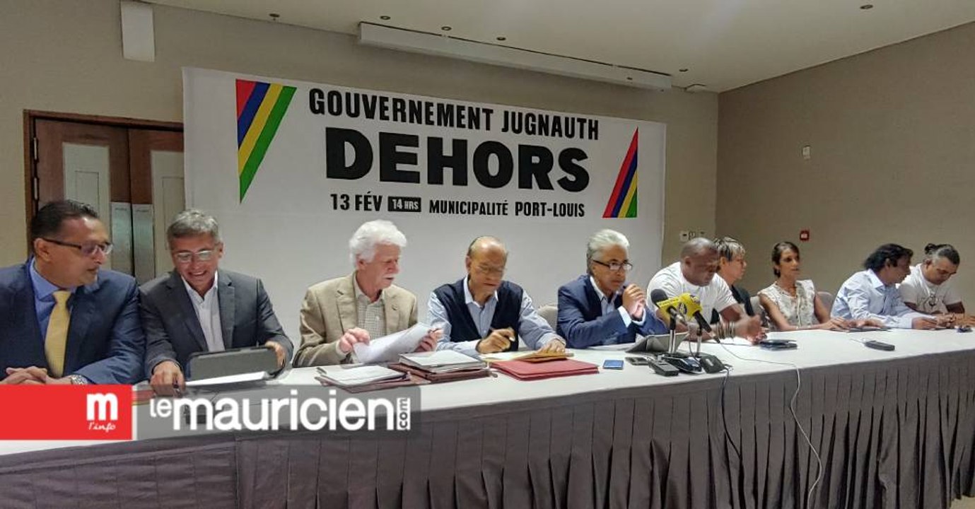 Manif du 13 février : signature d'une déclaration conjointe entre l'opposition et les organisations citoyenne