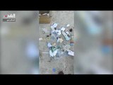 مستشفى ابو عبيدة: النفايات الطبية ملقاة بالحاويات وباص ينقل الغذاء والشراشف الملوثة