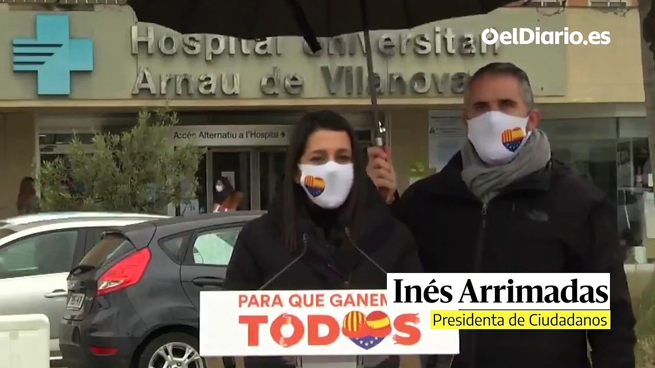 Arrimadas lamenta que no haya dinero para dar "una paga extra" a los sanitarios en Catalunya y sí lo haya "para las pagas vitalicias de los expresidentes de la Generalitat"