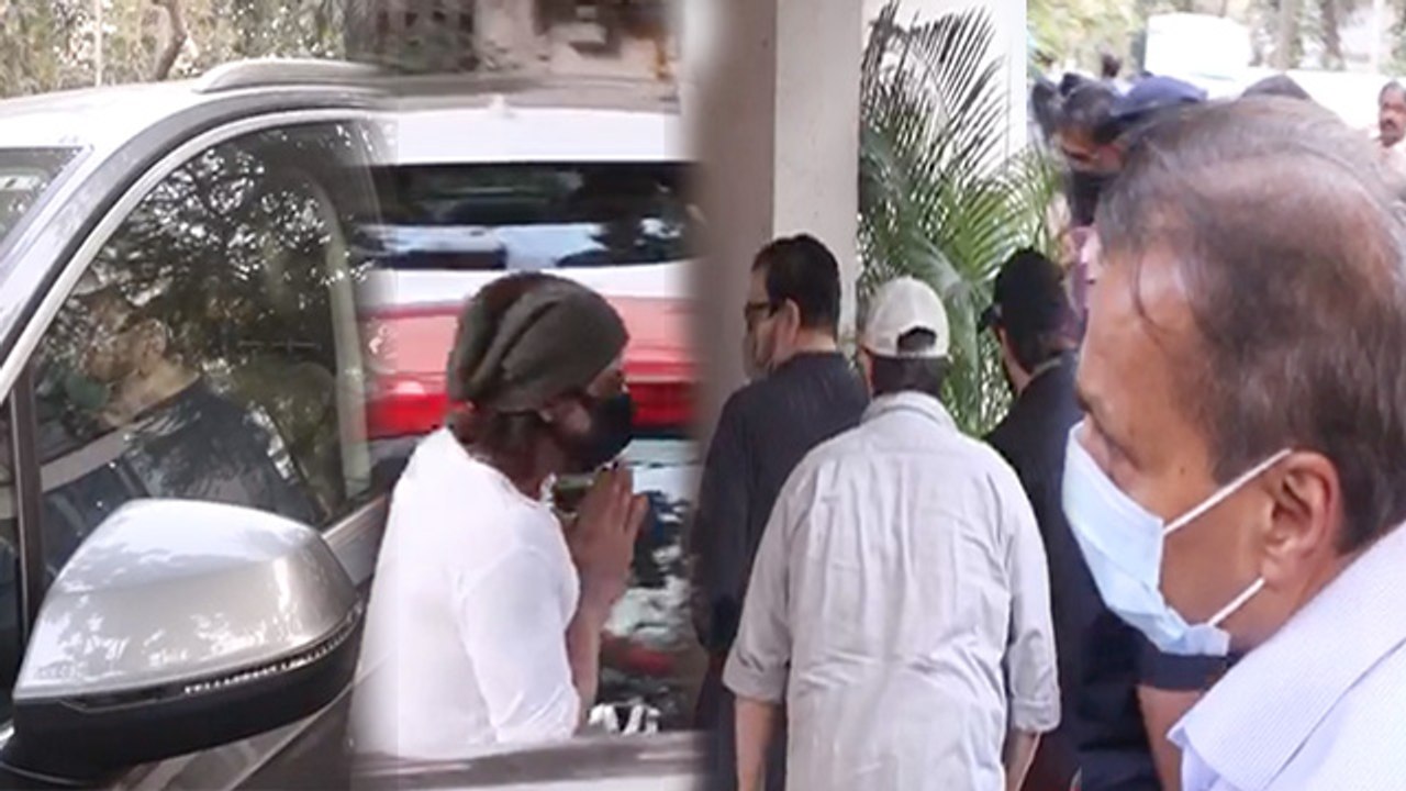 Rajiv Kapoor Last Rites में Alia Bhatt, Shahrukh Khan, Mukesh Ambani, Anil Ambani; FULL VIDEO