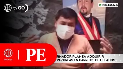 En Arequipa gobernador planea adquirir vacunas y repartirlas en carritos de helado | Primera Edición