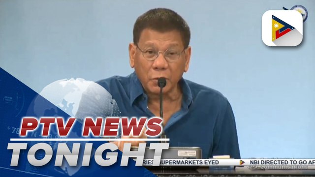 #PTVNewsTonight | PRRD appeals to NPA not to intervene with transport of COVID-19 vaccines