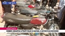 Robbery, kidnapping attempt foiled in Zamfara, 14 motorcycles recovered