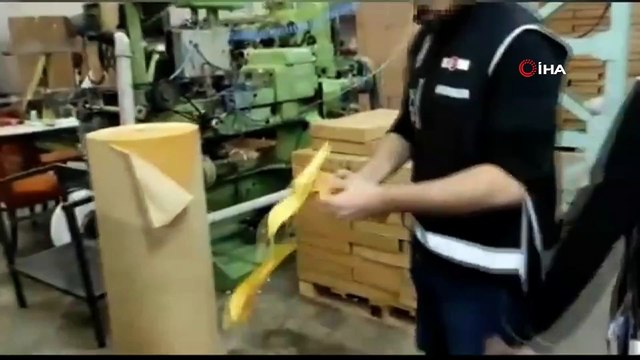 Kaçak fabrikada 20 milyon liralık sahte ürün ele geçirildi