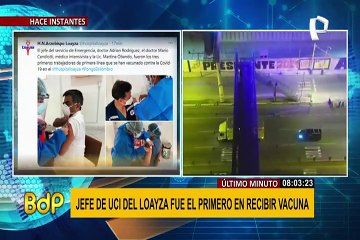 Covid-19: médico del hospital Loayza es el primer peruano en recibir la vacuna de Sinopharm