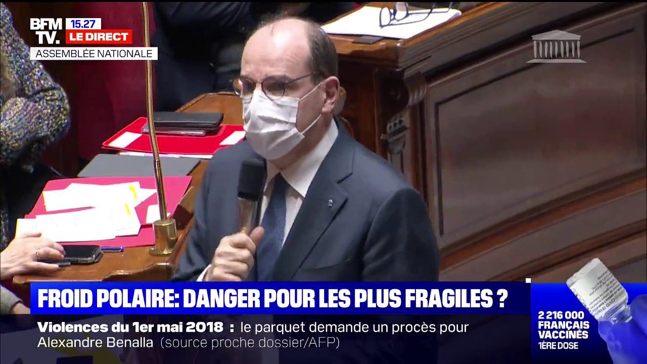 Jean Castex: "Nous avons ouvert depuis le 17 octobre 20.000 places supplémentaires pour les sans-abris"