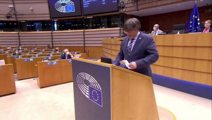 Puigdemont renya Borrell al Parlament Europeu: 'Si us plau, faci un Borrellèxit'