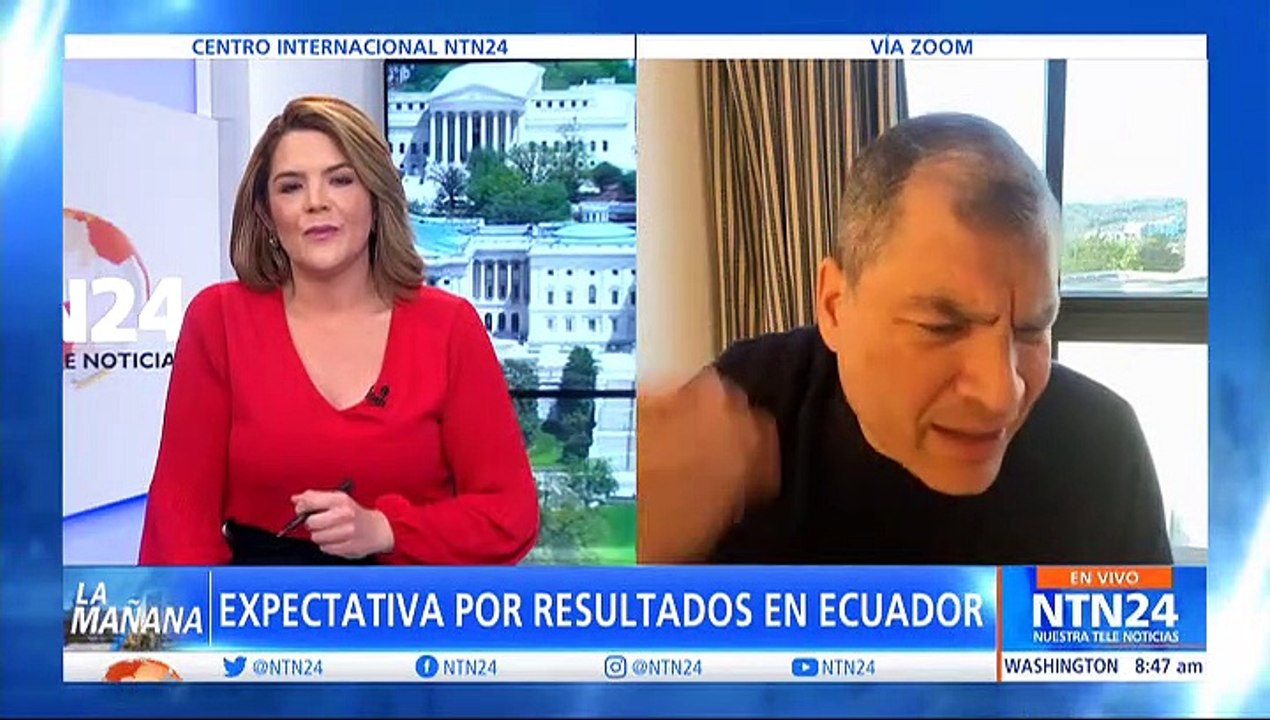 Entrevista al expresidente de Ecuador Rafael Correa