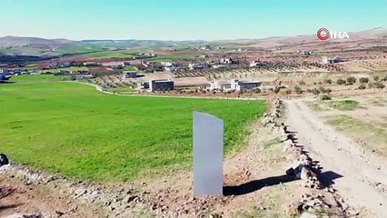 Sır gibi geldi ve gitti! Göbeklitepe yakınlarındaki gizemli metal blok ortadan kayboldu
