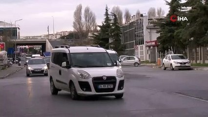 Kazaya neden olan hatalı dönüş kamerada