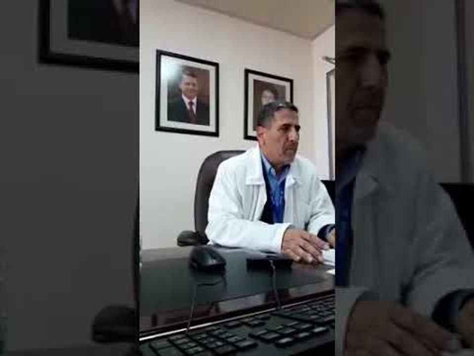 رئيس الوزراء عمر الرزاز، ينقل تحيات الملك إلى جميع كوادر مستشفى الملك المؤسس