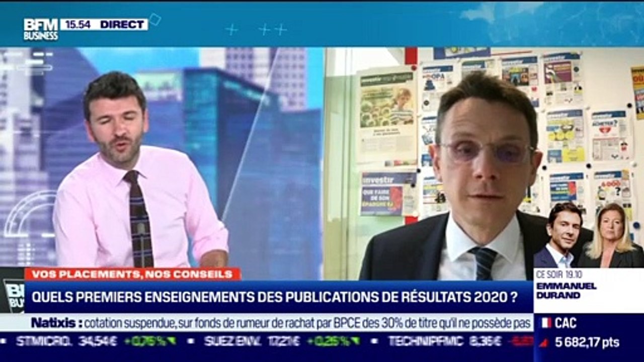 François Monnier (Investir) : Quels premiers enseignements des publications de résultats 2020 ? - 09/02