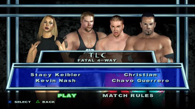 Here Comes the Pain Stacy Keibler vs Kevin Nash vs Christian vs Chavo Guerrero