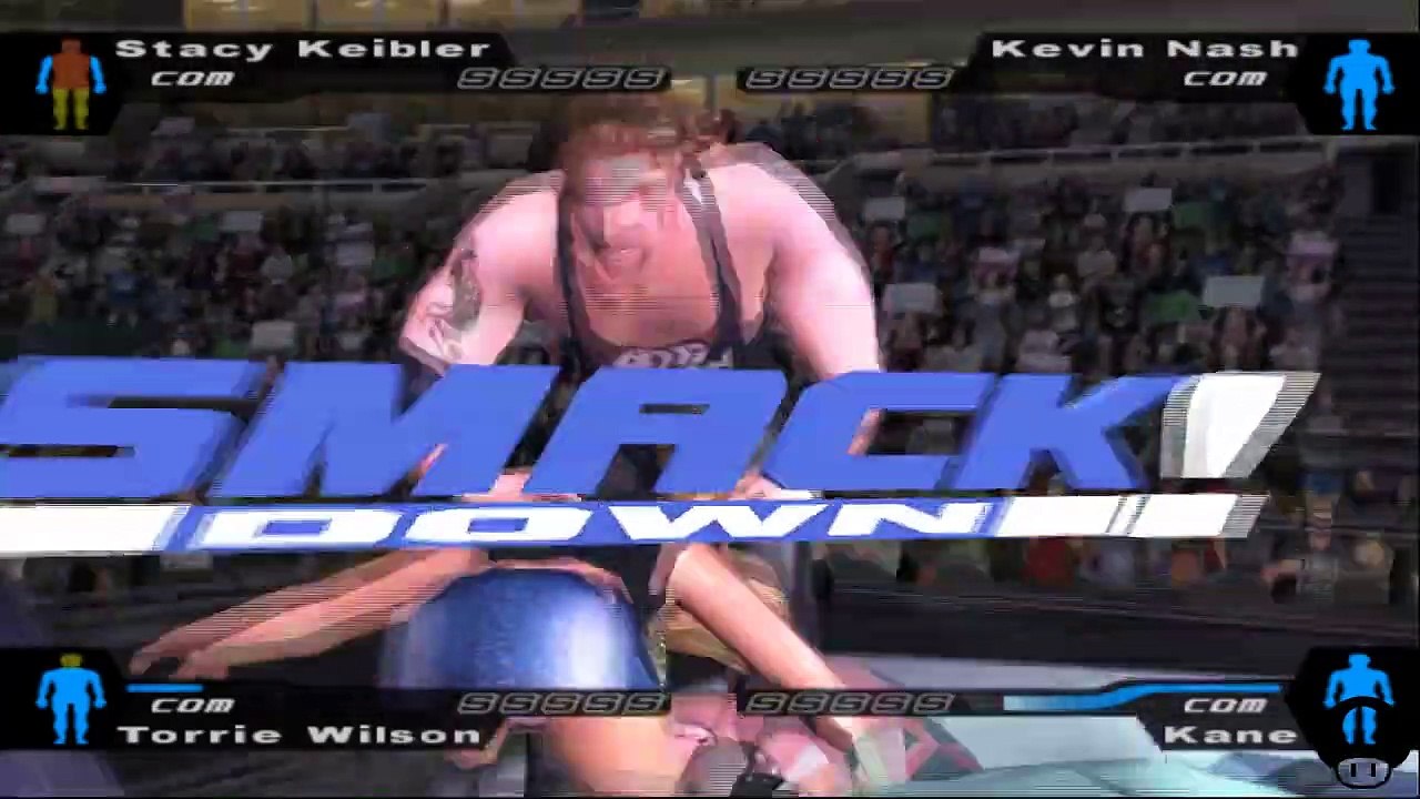 Here Comes the Pain Stacy Keibler vs Kevin Nash vs Torrie Wilson vs Kane