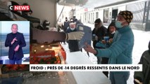 Face à la vague de froid, les bénévoles lillois multiplient les maraudes