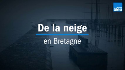 De la neige en Bretagne