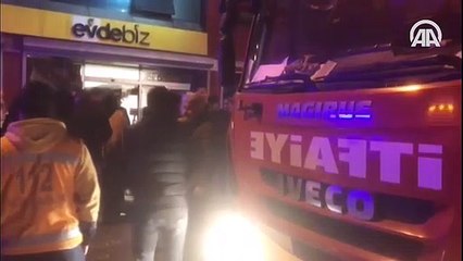 Mobilyacılar sitesinde yangın