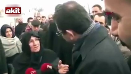 Oy isteyen İmamoğlu'na yaşlı kadından olay cevap: CHP ile iş olmaz