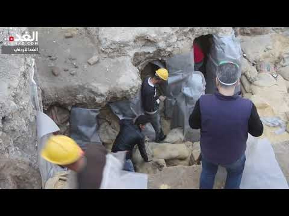 وسط البلد: تغليف الآثار تمهيدا لردمها