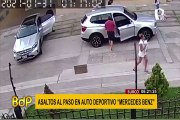 'Raqueteros' en lujoso Mercedes toman las calles de Surco