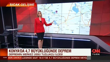 Son dakika haberi: Konya'da 4.7 büyüklüğünde deprem