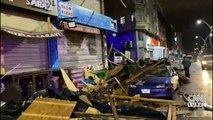 Fırtına İstanbul'u vurdu