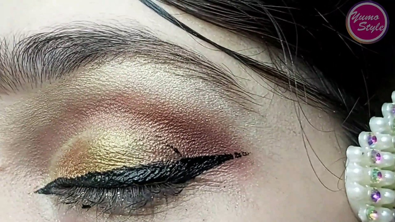 Easy regular eye makeup tutorial/school, office & everyday look