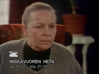 YLE TV2 - Elokuvan Loppu / Niskavuoren Heta-ohjelmamainos / Kuulutuksia (12.12.1987)