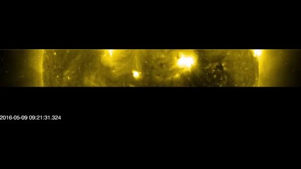 Mercury Transit Across Sun View from NASA Satellite