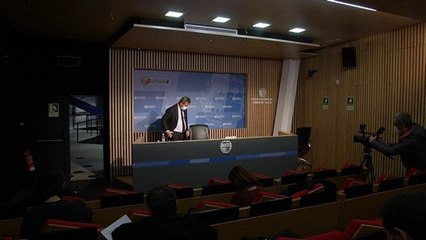 Bingen Zuripia, portavoz del Gobierno Vasco, en rueda de prensa