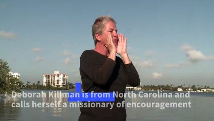 North Carolina woman sings prayers of encouragement for Trump