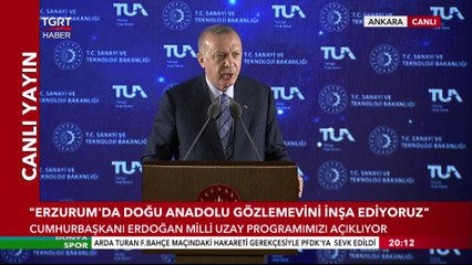 Cumhurbaşkanı Erdoğan, Türkiye’nin Uzay Programını Açıkladı