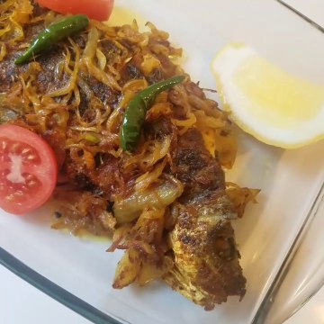 Whole sea bass fish fry/how to make fish fry