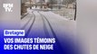 Bretagne: vos images témoins des chutes de neige