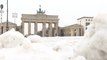 Berlin blanketed with snow as freezing weather strikes Europe