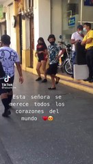 La mujer captada con sorprendente baile en Paseo de la Sexta