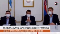 Herrera Ahuad anunció aumentos para el sector pasivo