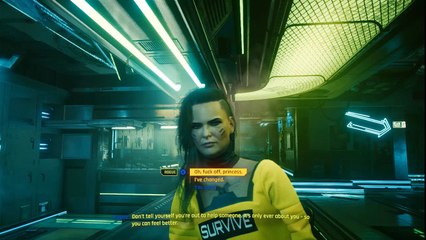 Ciberpunk 2077, gameplay español 22, Planeando con Rogue al asalto frontal a la torre