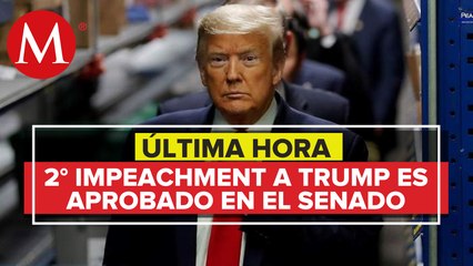 Juicio político contra Trump es constitucional, determina Senado de EU