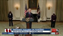 President focuses on pandemic