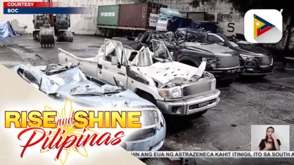 Higit P45-M halaga na smuggled na imported na sasakyan, sinira ng BOC