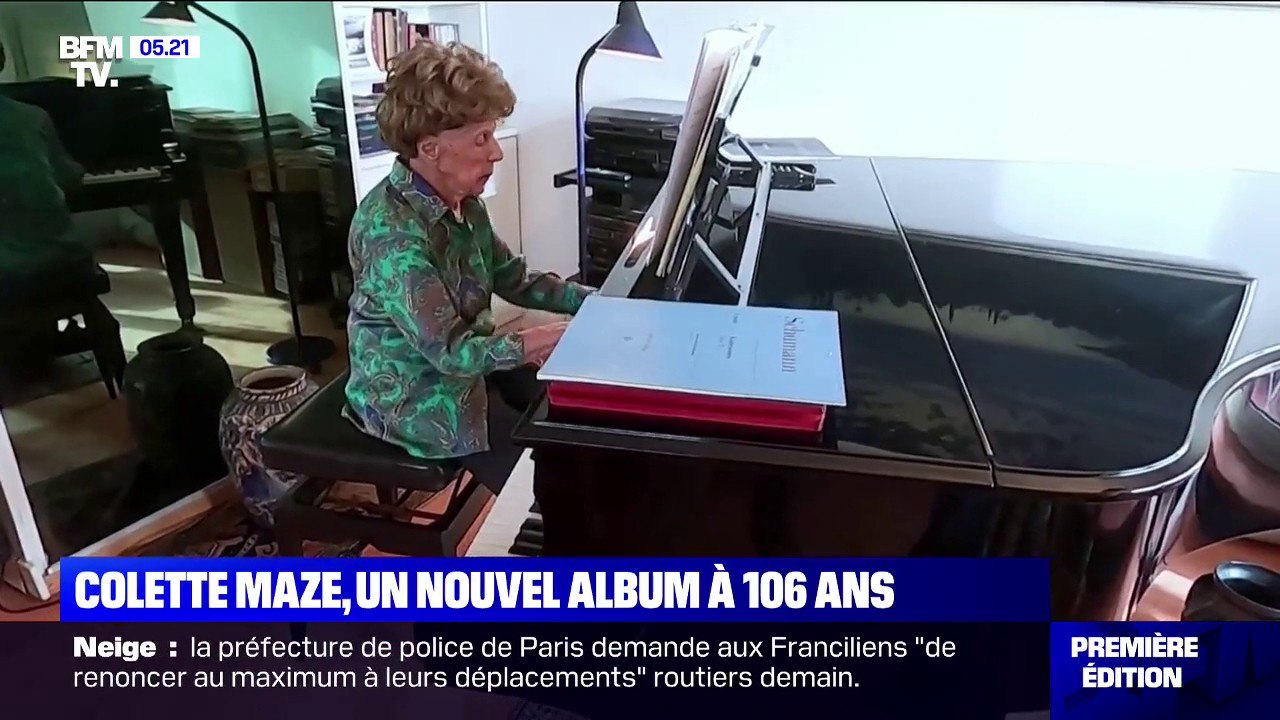 À 106 ans, la pianiste Colette Maze sort un sixième album